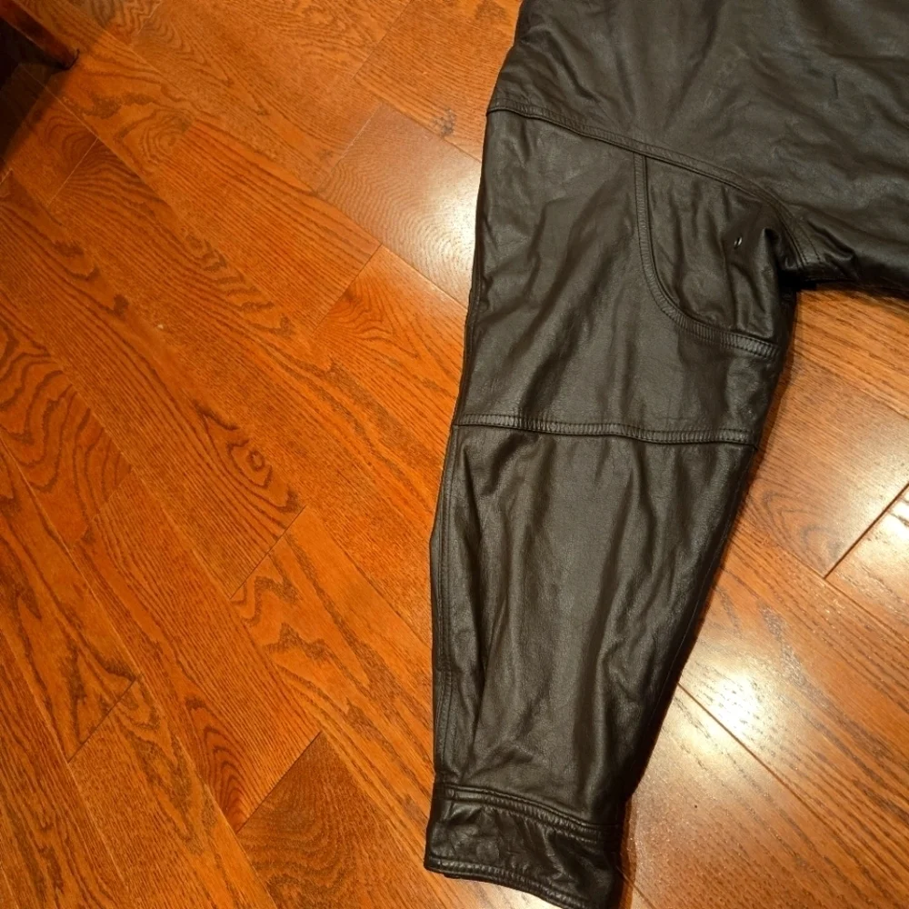 Vintage Savile Row Leather Jacket XL - Picture 5 of 8
